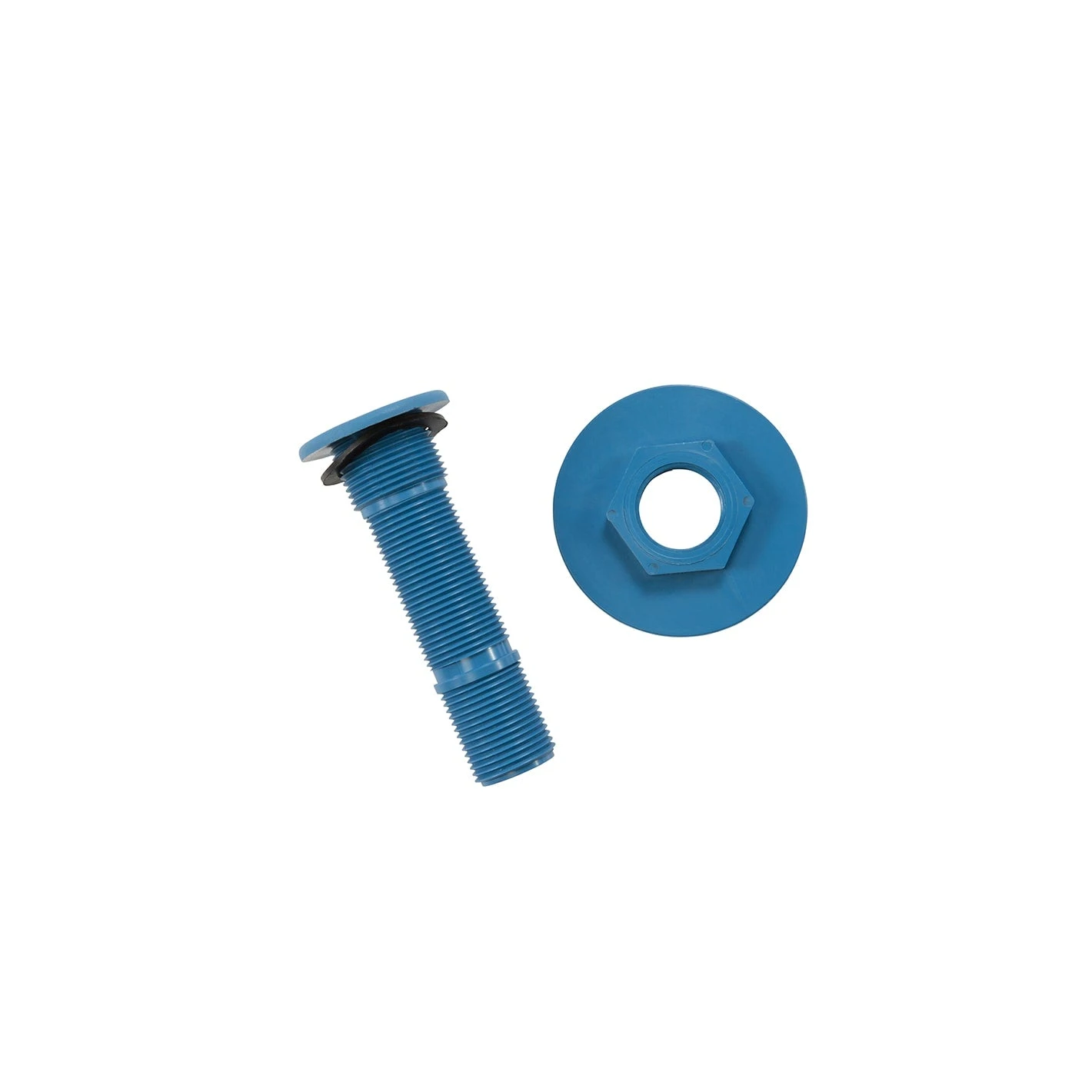 Forward Steering Thru-hull Sleeve In Azure Blue 1 Forward Steering Thru-hull Sleeve In Azure Blue