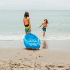 Pelican Sport Combo - 2 Solo Kids Kayaks With Paddles - Yellow/Blue -Rowing-Pelican Sport Combo Solo Bleu Poignee LS1