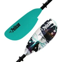 Pelican Sport Symbiosa Adjustable Kayak Paddle 230-240 Cm (90.5"-94.4") 12 Pelican Sport Symbiosa Adjustable Kayak Paddle 230-240 Cm (90.5"-94.4") -Rowing-Pelican Sport Symbiosa recreational kayak paddle 230 240 cm 90.5 94.4 turquoise graphic